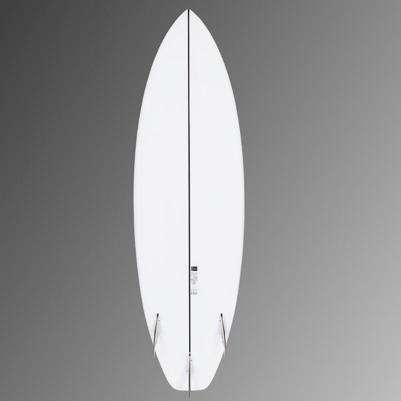 Shortboard voor surfen 900 5'10" 30 l. Geleverd met 3 FCS2-vinnen