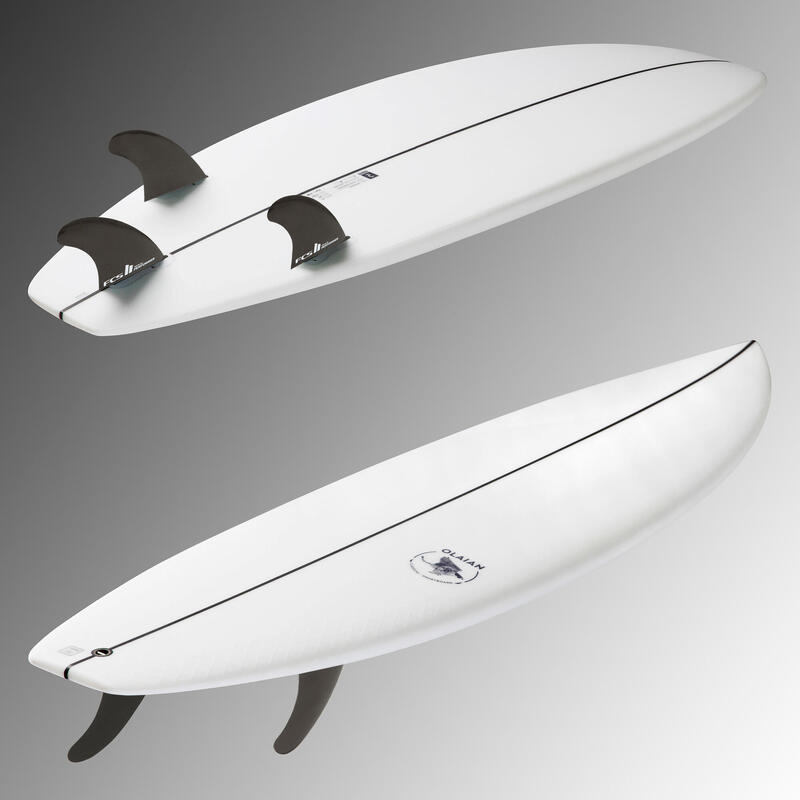 Placă shortboard 900 6'3" 35 L 3 înotătoare incluse FCS2