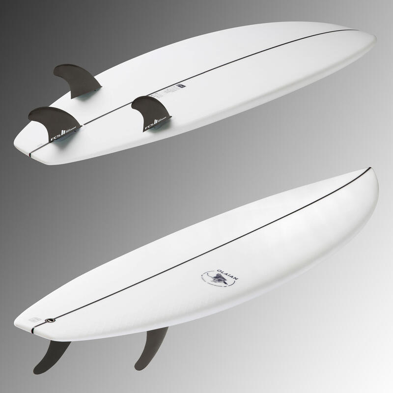Shortboard 35 l 6'3 Zoll inkl. 3 FCS2-Finnen - 900 