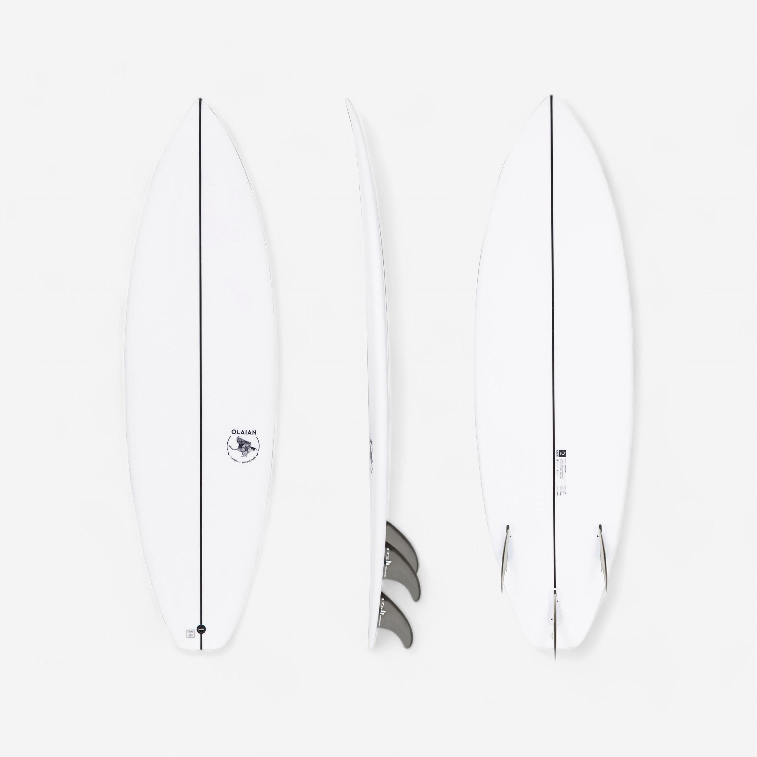 OLAIAN Shortboard Kinder 900 5' 20 L Lieferung mit 3 FCS2-Finnen. EINHEITSGRÖSSE
