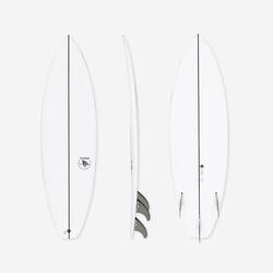 Shortboard voor surfen 900 5'5" 24 l. Geleverd met 3 FCS2-vinnen
