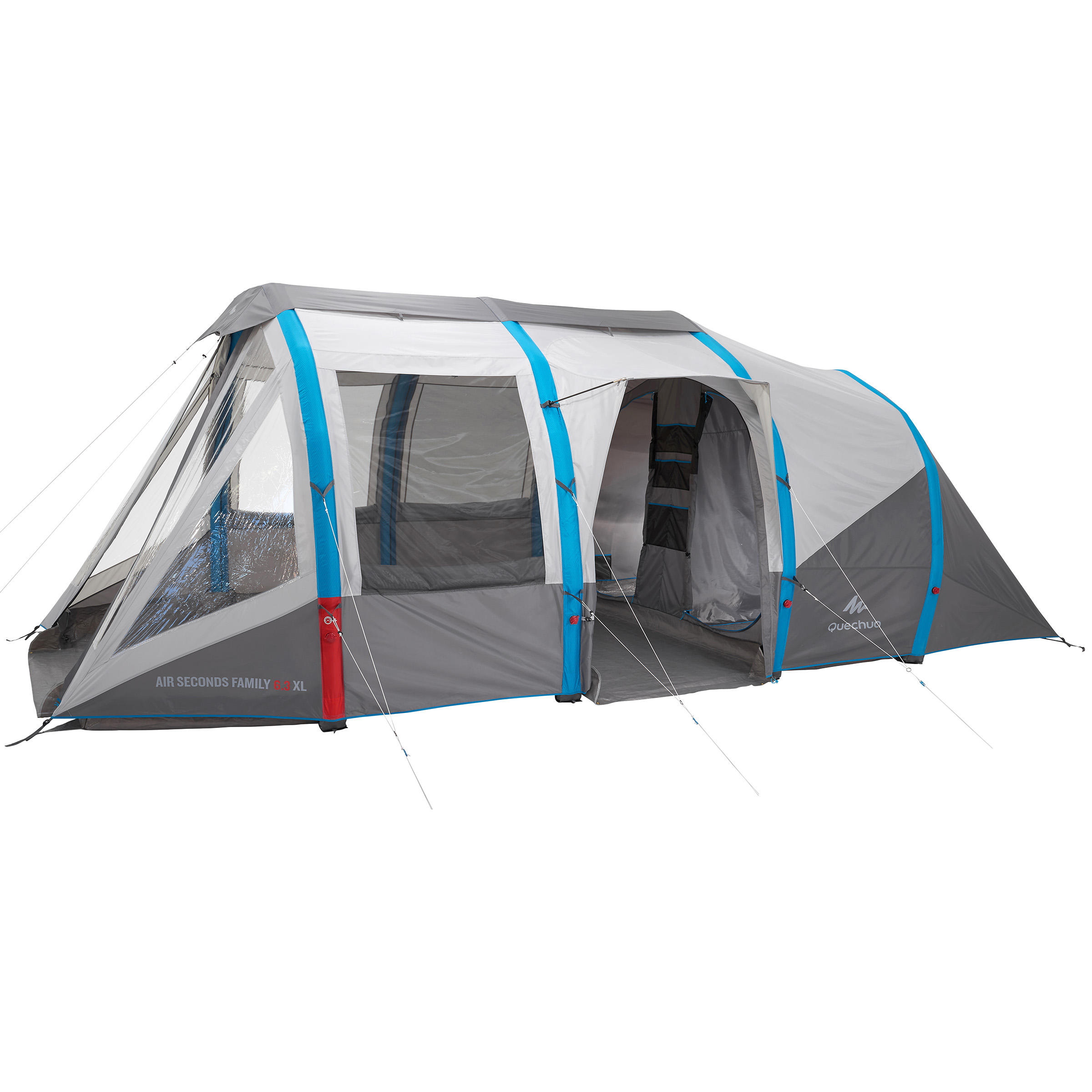 テント・タープ Quechua Air Seconds family 6.3 XL Air seconds family tent 6.3xl | 6 people grey - Decathlon