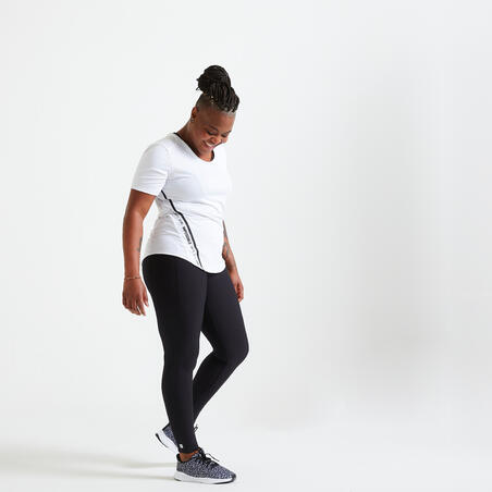 Legging avec poche téléphone Fitness Cardio Femme Noir - Decathlon