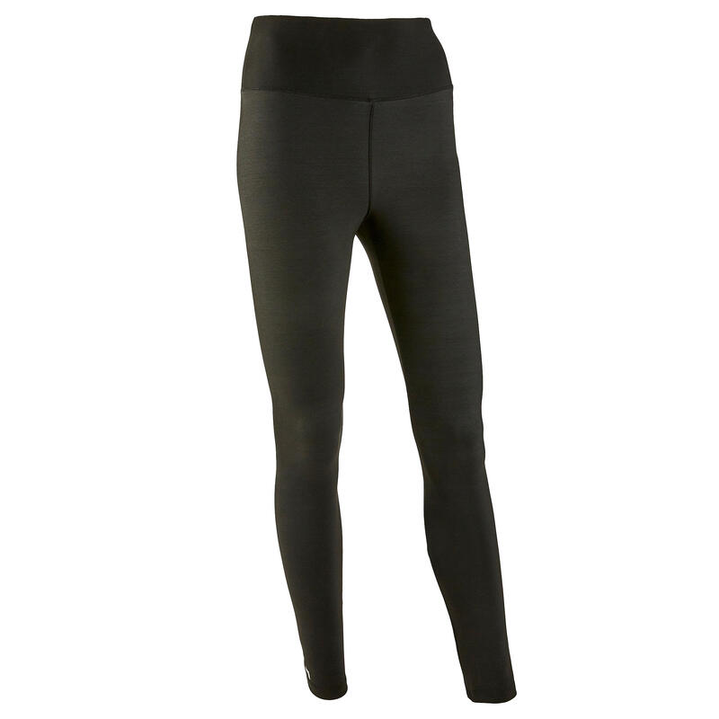 Leggings Fitness Mujer Negro Humo Bolsillo Teléfono