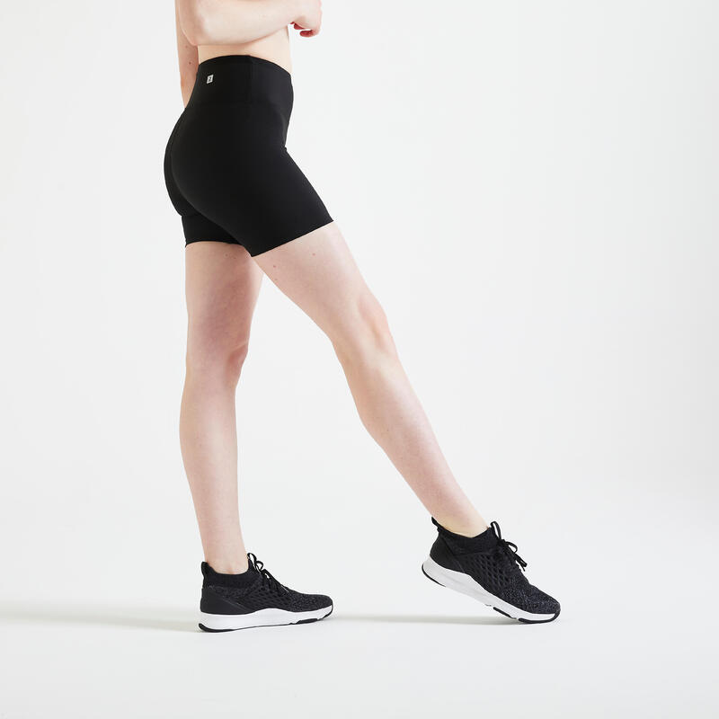 Női rövidnadrág fitneszhez 100-as, testhezálló