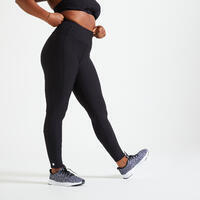 Pantalon fitness femme - 500 Essentials Noir - Decathlon Cote d'Ivoire