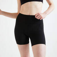 Women's Gym Shorts - FST 100 Black
