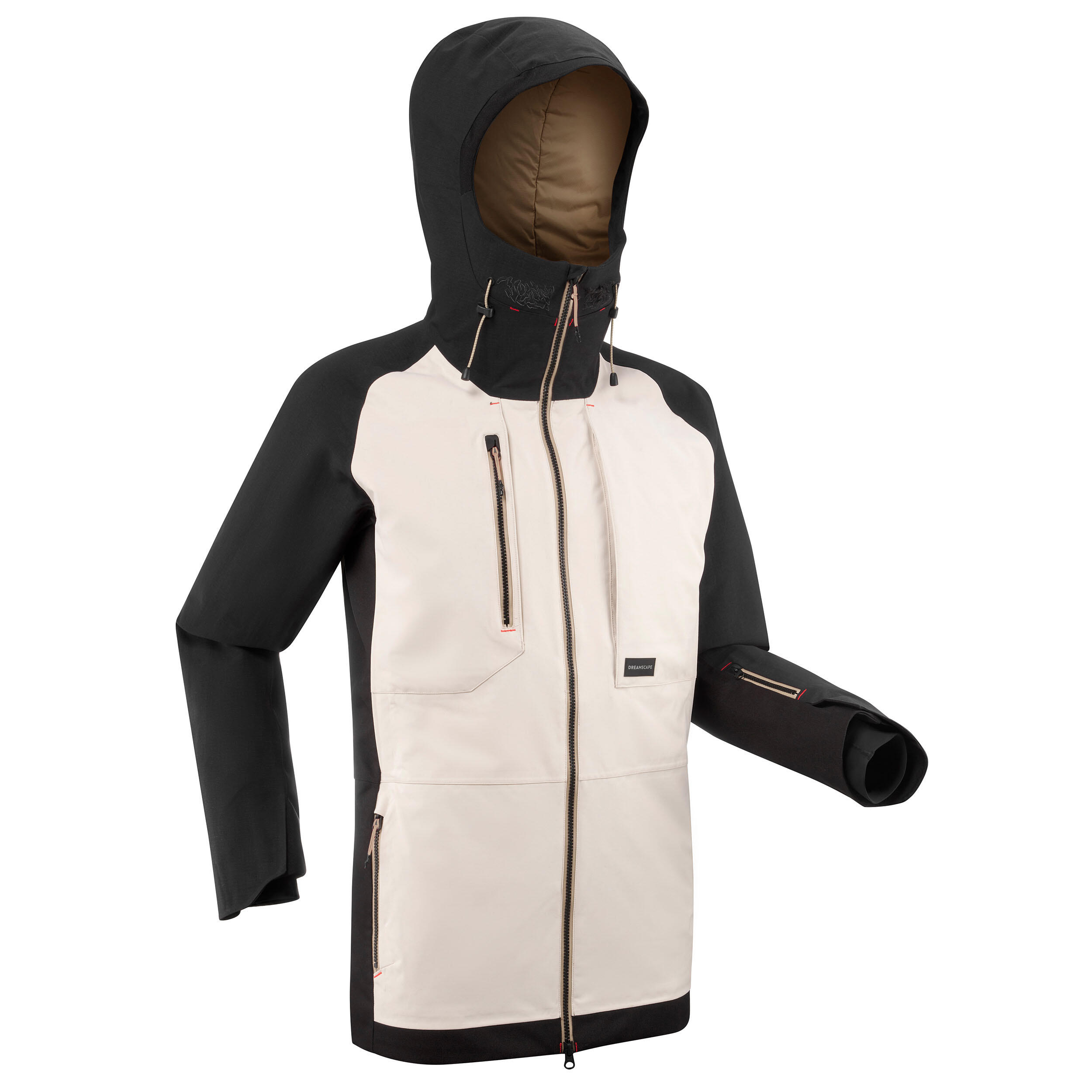 beige snowboard jacket