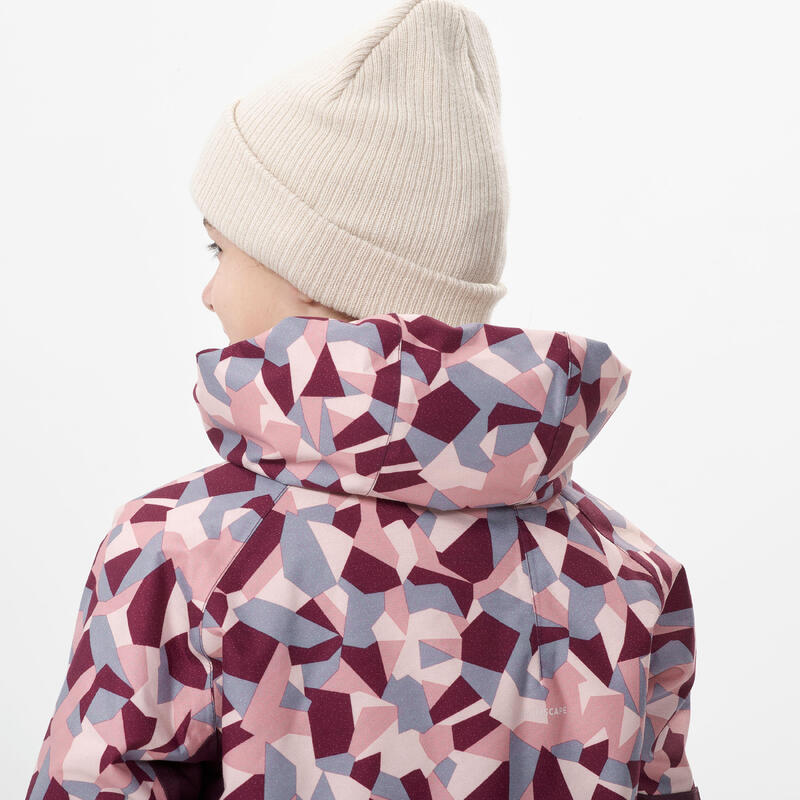 Snowboardjacke Kinder - SNB 500 Kid Grafik violett 