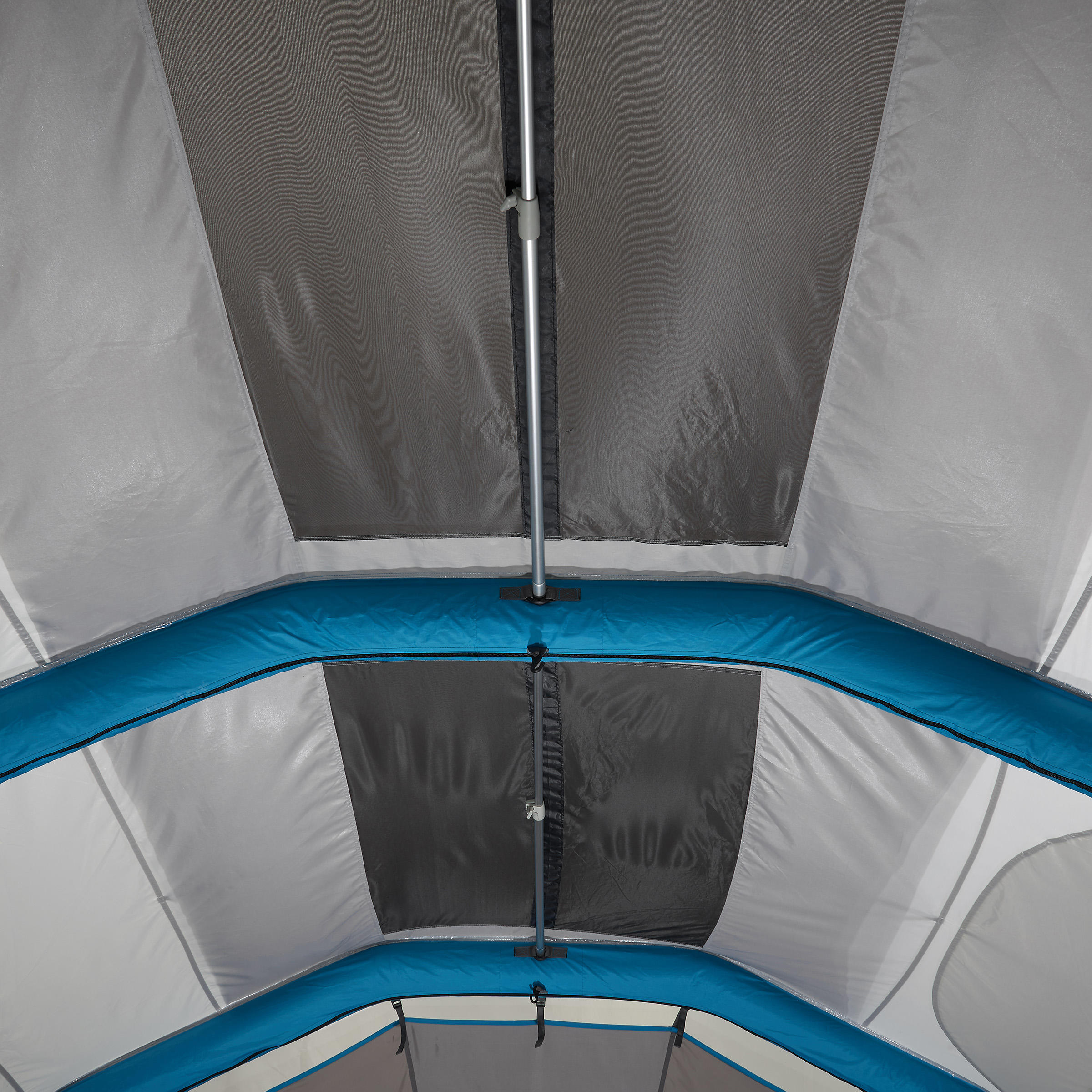 Air seconds family tent 6.3xl | 6 people grey - Decathlon