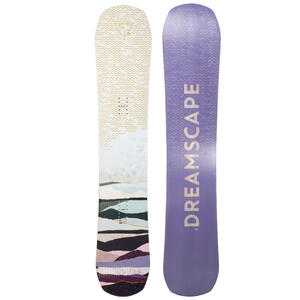 Tabla de snowboard all mountain y freestyle Mujer Dreamscape SNB100