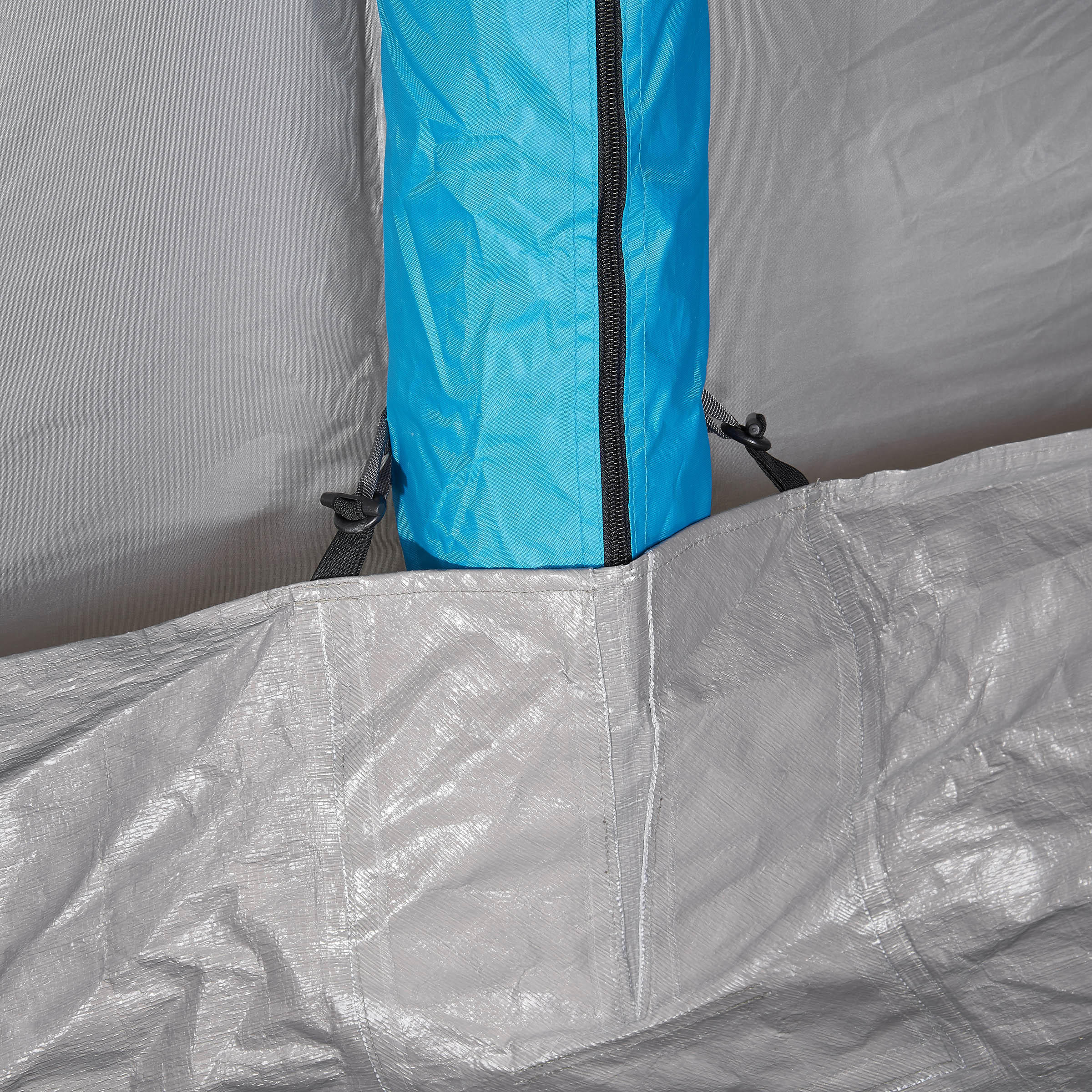 Air seconds family tent 6.3xl | 6 people grey 24/28