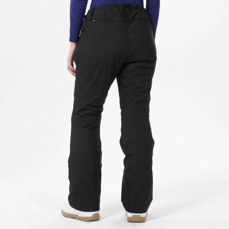 Pantalon de snowboard chaud et confortable femme, SNB 100 noir