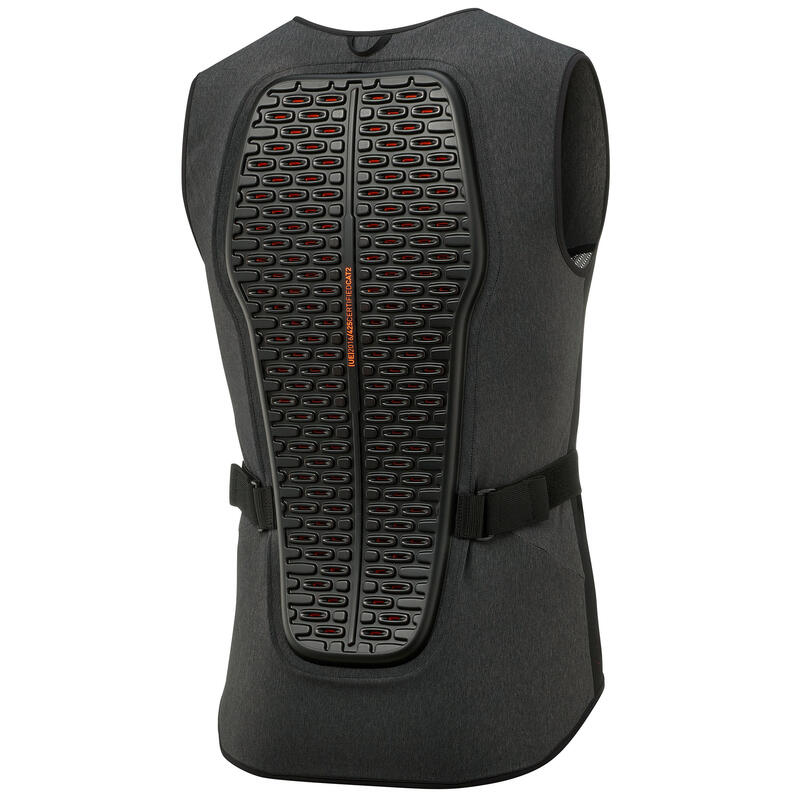 MTB, Ski and Snowboard Back Protector Vest - DBCK 500 - grey