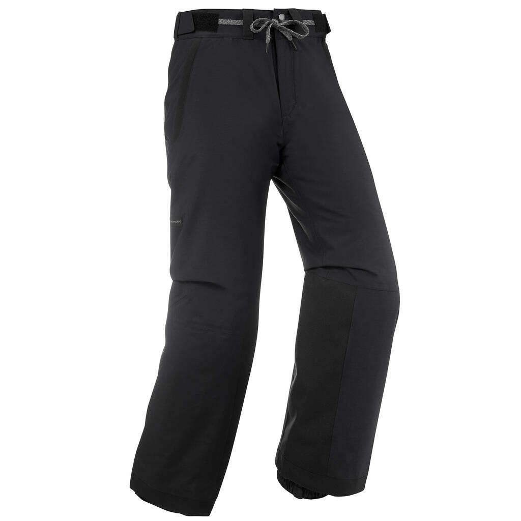 Crne muške pantalone za snoubording SNB 100