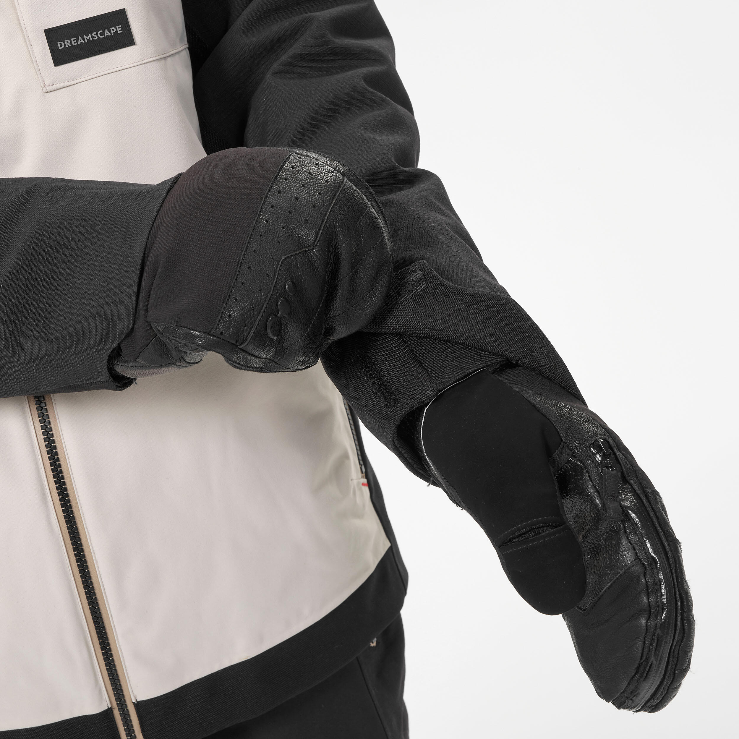 Men's Snowboard Jacket - 900 Beige - DREAMSCAPE