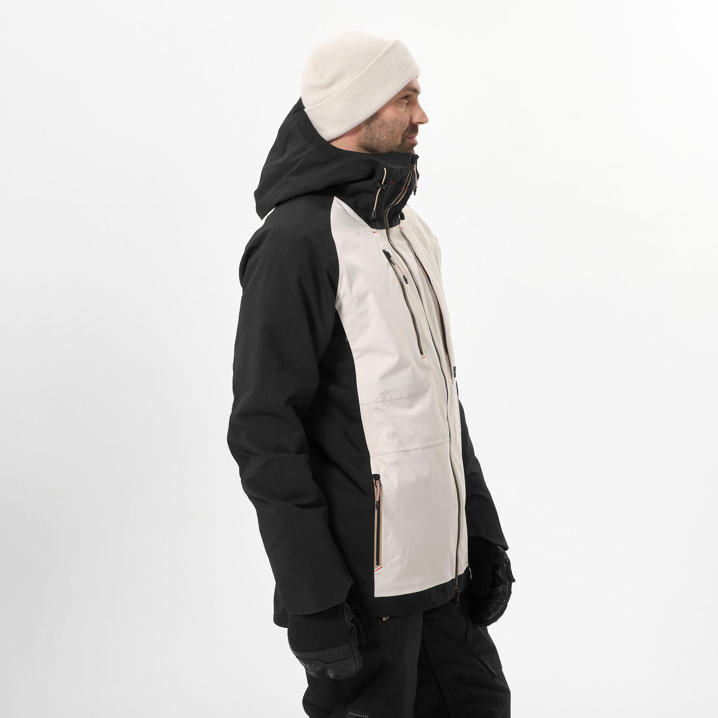 beige snowboard jacket