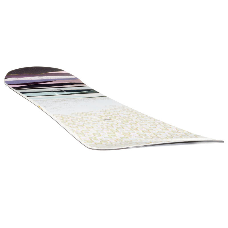 Placă de snowboard all mountain, SNB 100 bej mov, damă