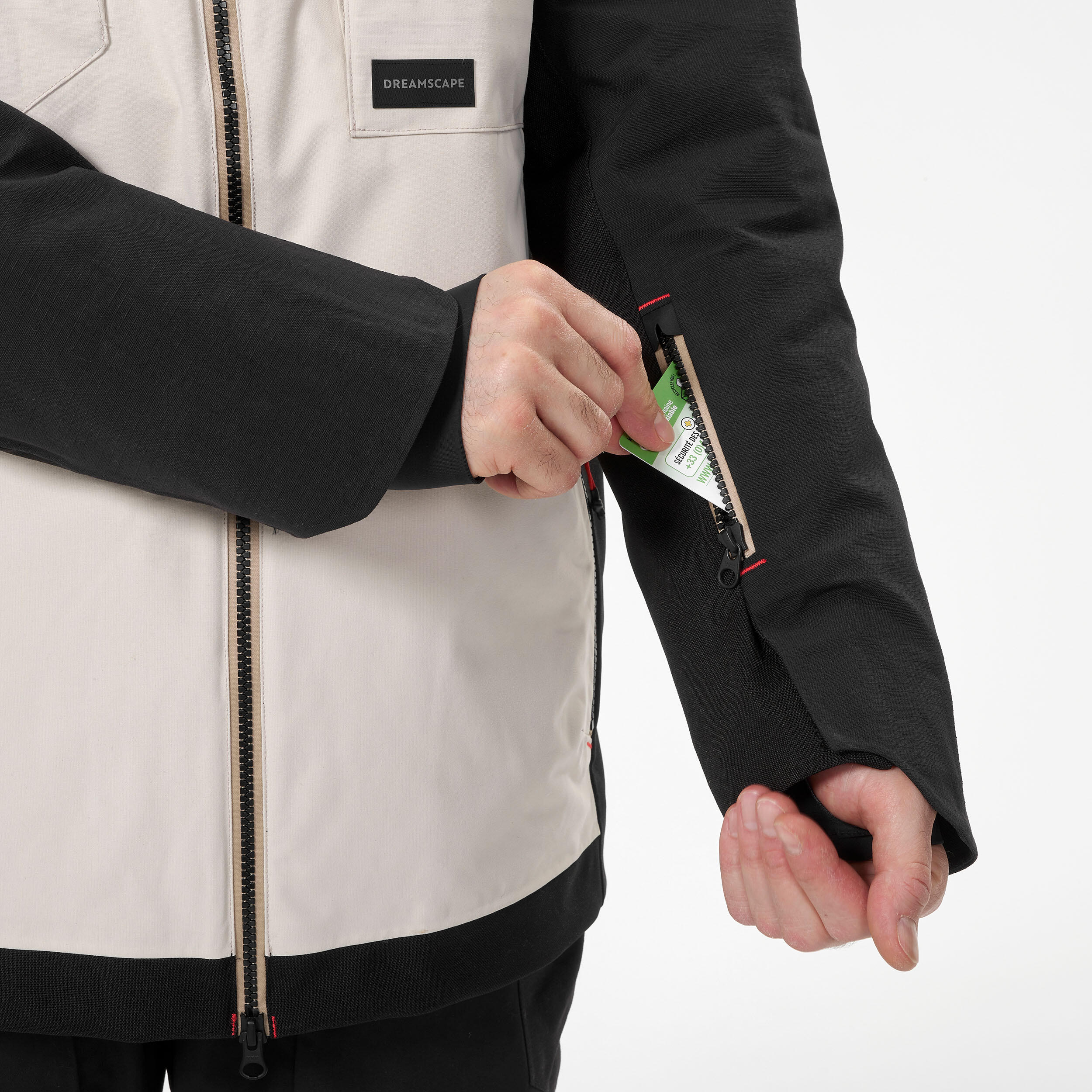 Manteau de planche à neige homme – 900 beige - DREAMSCAPE