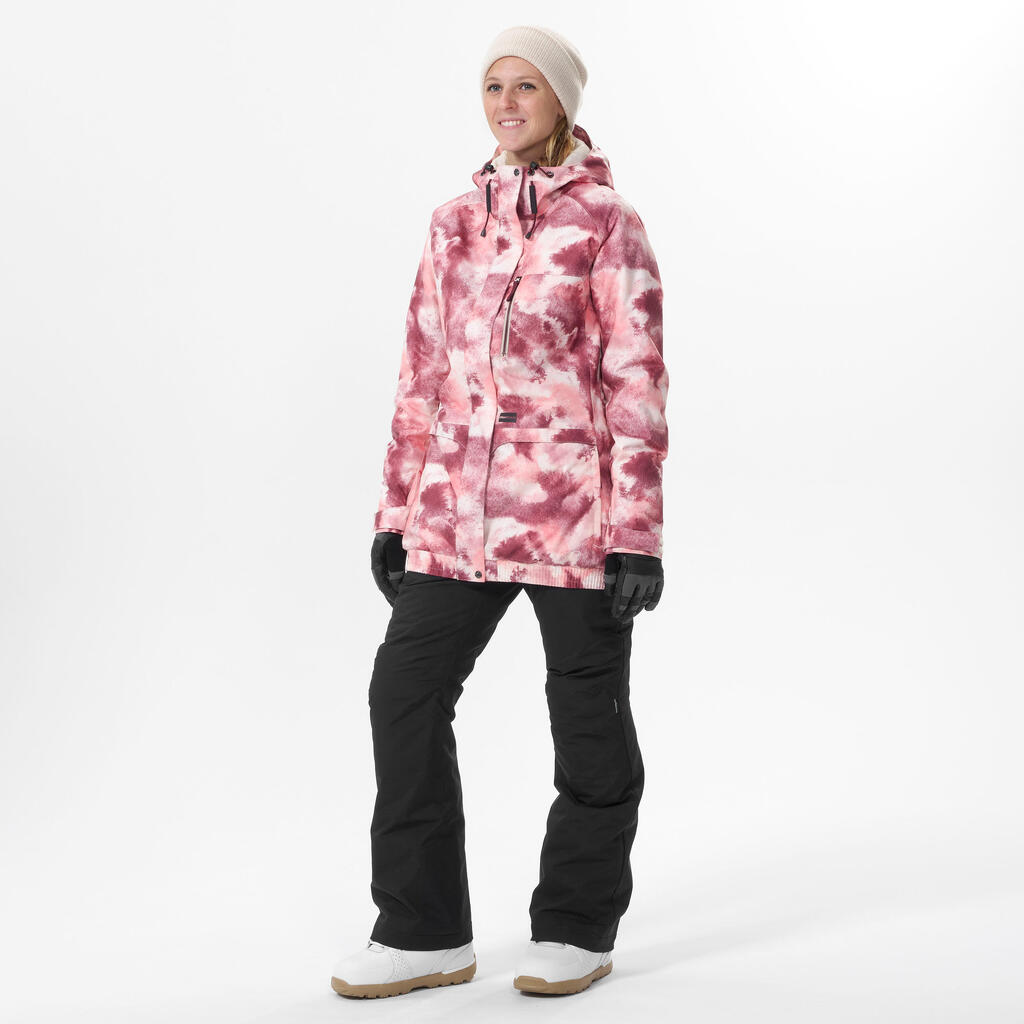 Women's Snowboard Trousers - SNB 100 Black