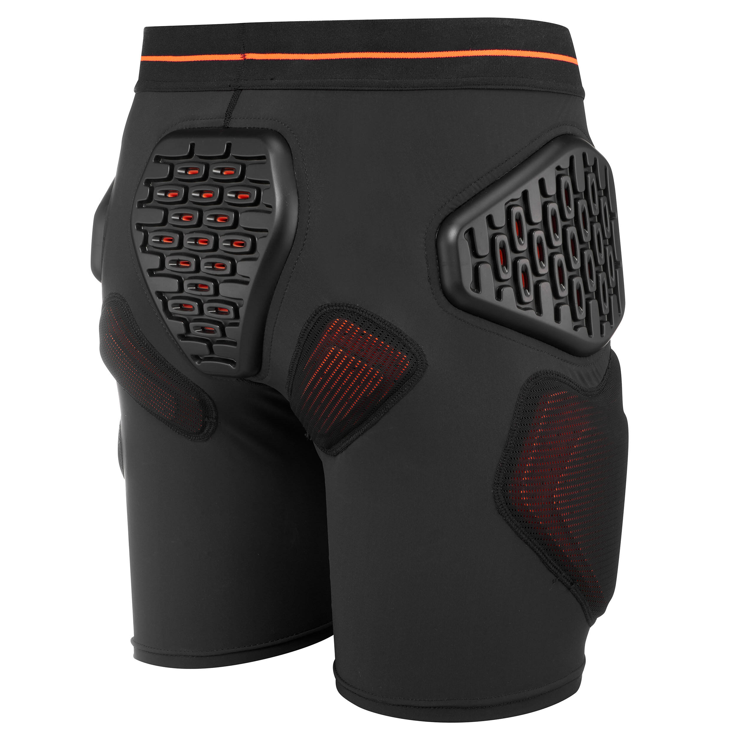 Men's protective ski and snowboard shorts - DSH 500 Black