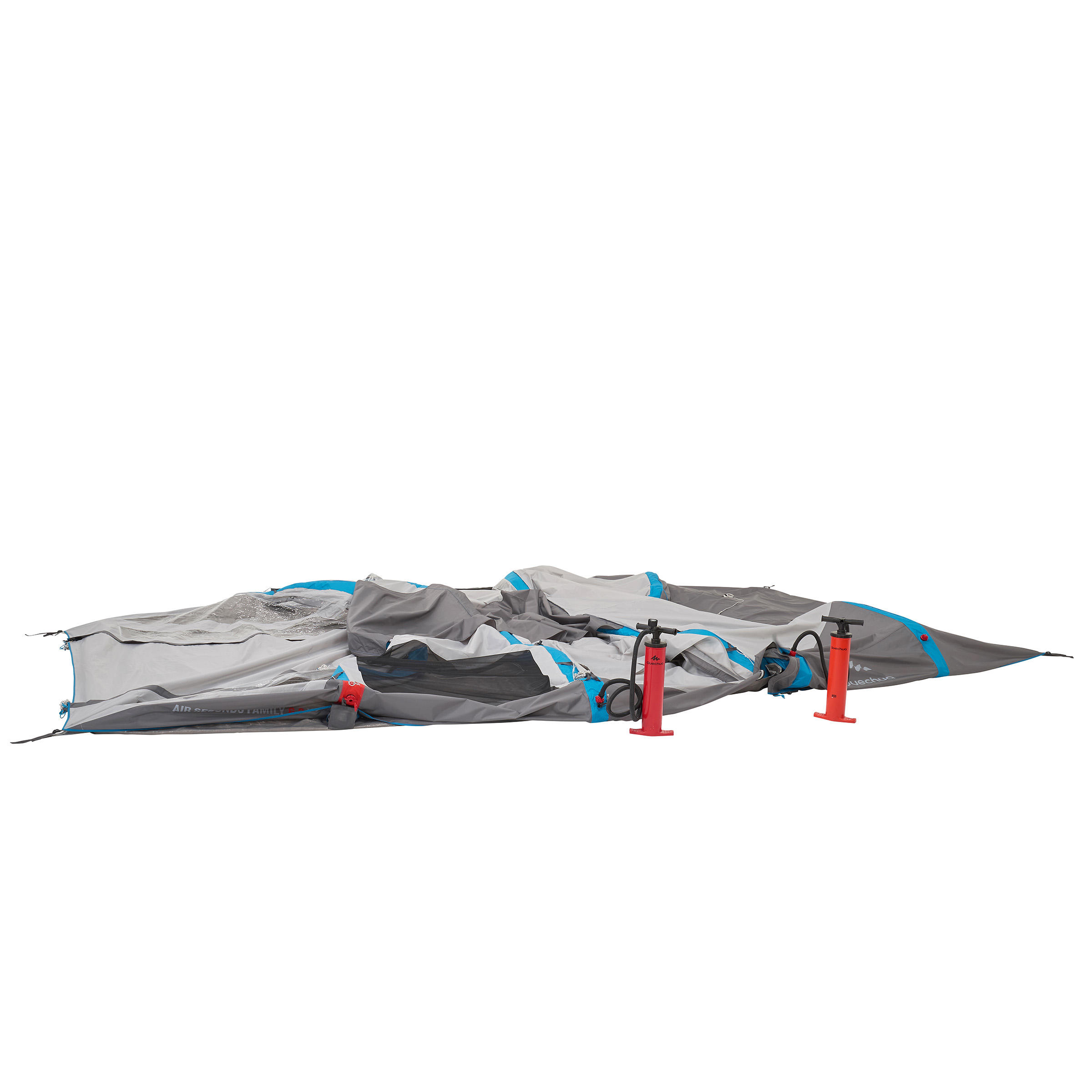 Air seconds family tent 6.3xl | 6 people grey 7/28