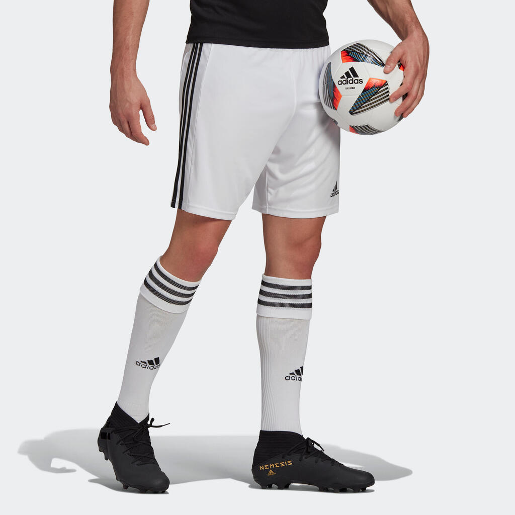 Damen/Herren Fussball Shorts - Adidas Squadra weiss