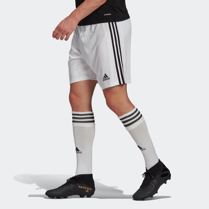 Damen/Herren Fussball Shorts - Adidas Squadra weiss