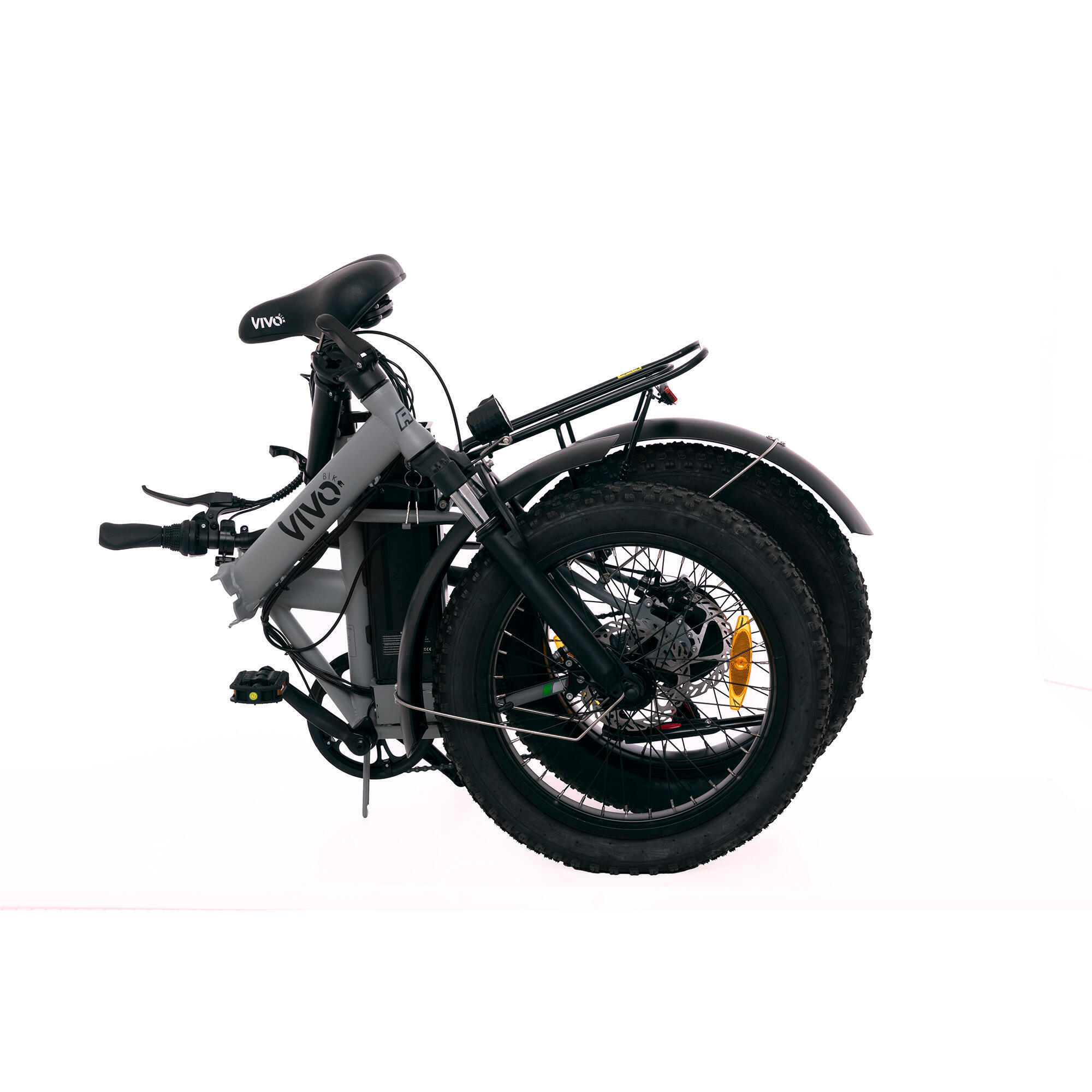 Bici pieghevole elettrica a pedalata assistita Fatbike Vivobike 20\