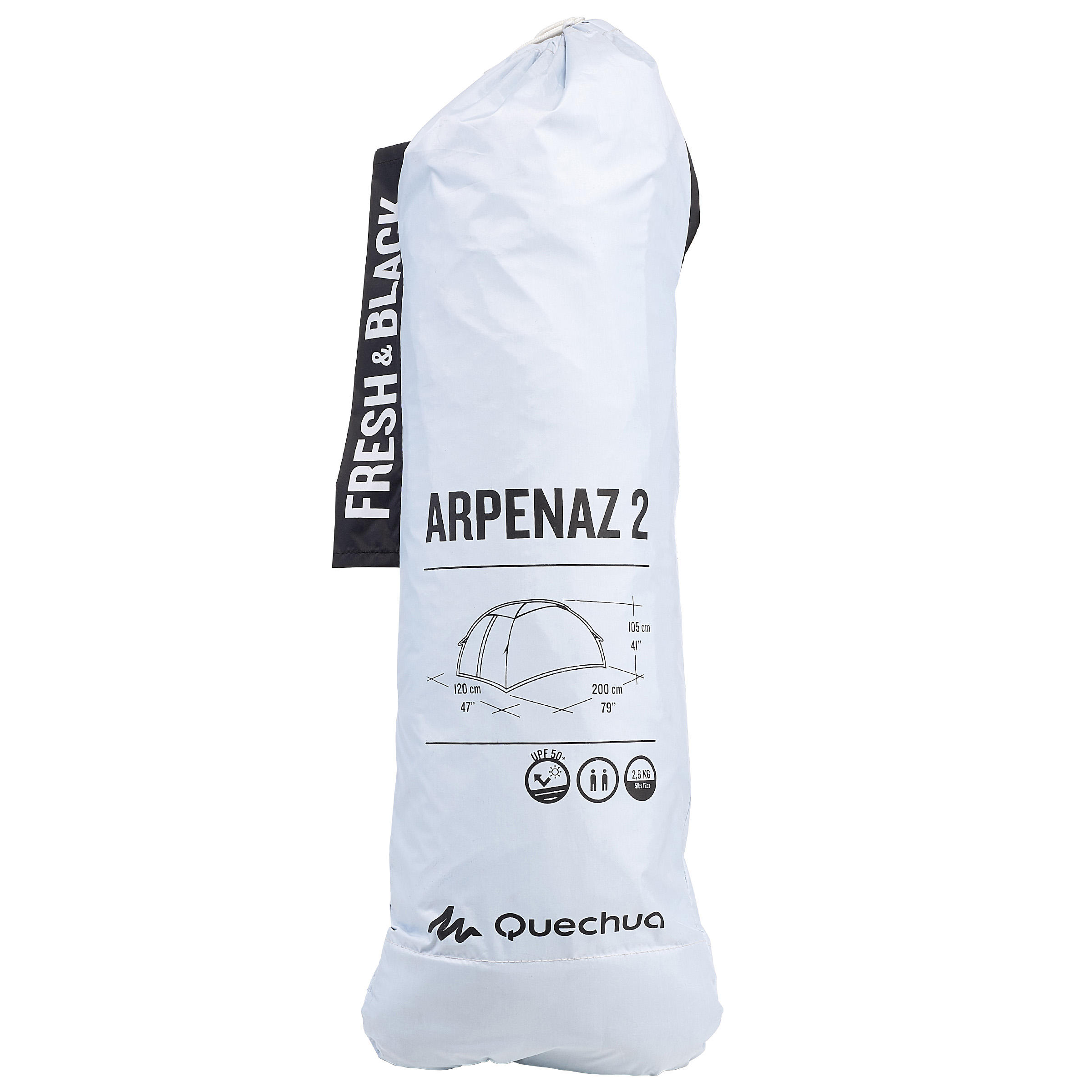 TENTE DE CAMPING ARPENAZ - FRESH&BLACK - 2 PERSONNES 18/24