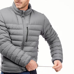 Doudoune en duvet de trek montagne MT500 10 C Homme FORCLAZ