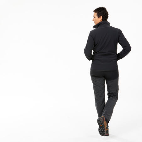 Куртка MT100 жіноча з софтшелу чорна