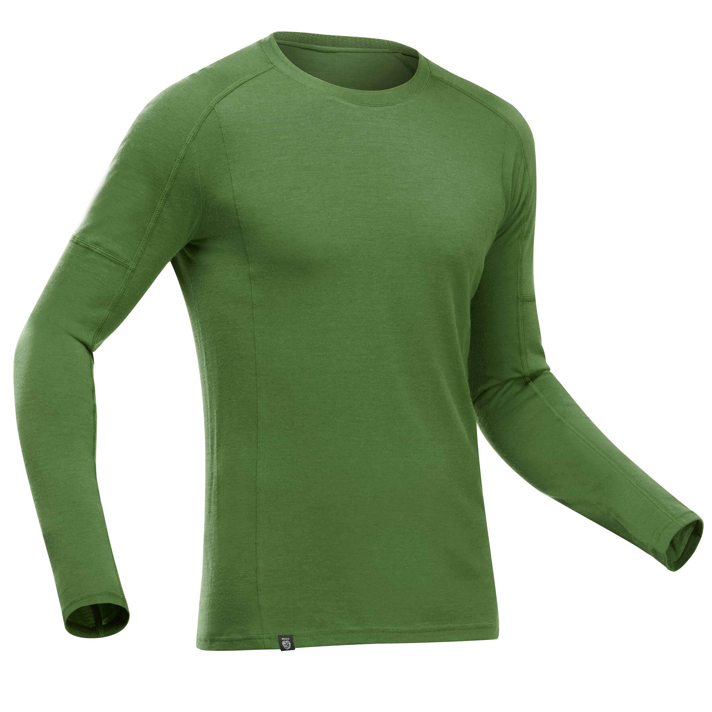 T-shirt lana merinos montagna uomo MT500 WOOL FORCLAZ | DECATHLON