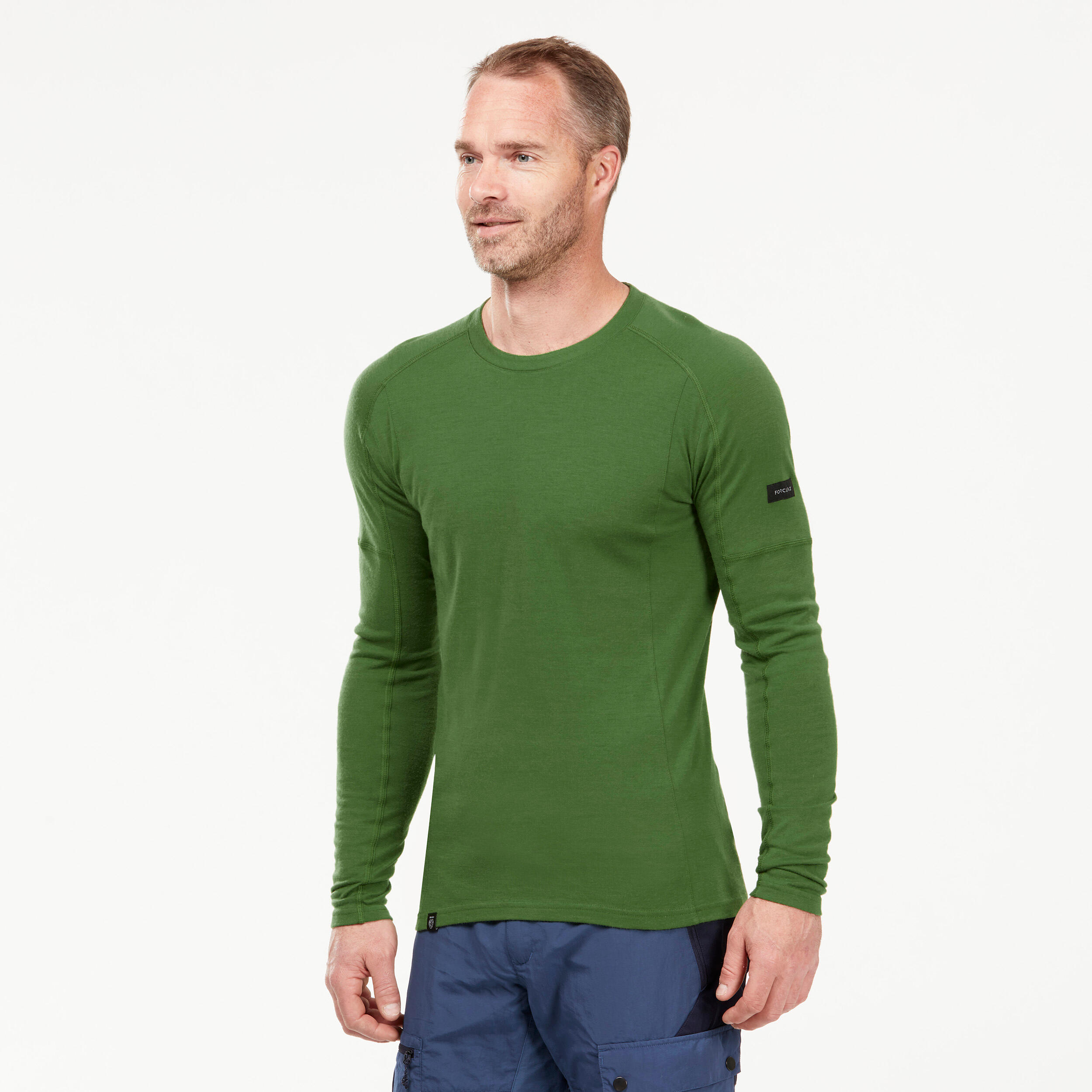 Men's Long-sleeve T-shirt Merino Wool  MT500 1/5