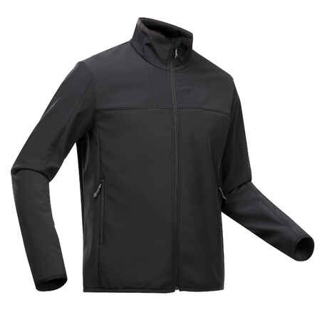 Črna moška softshell jakna MT100