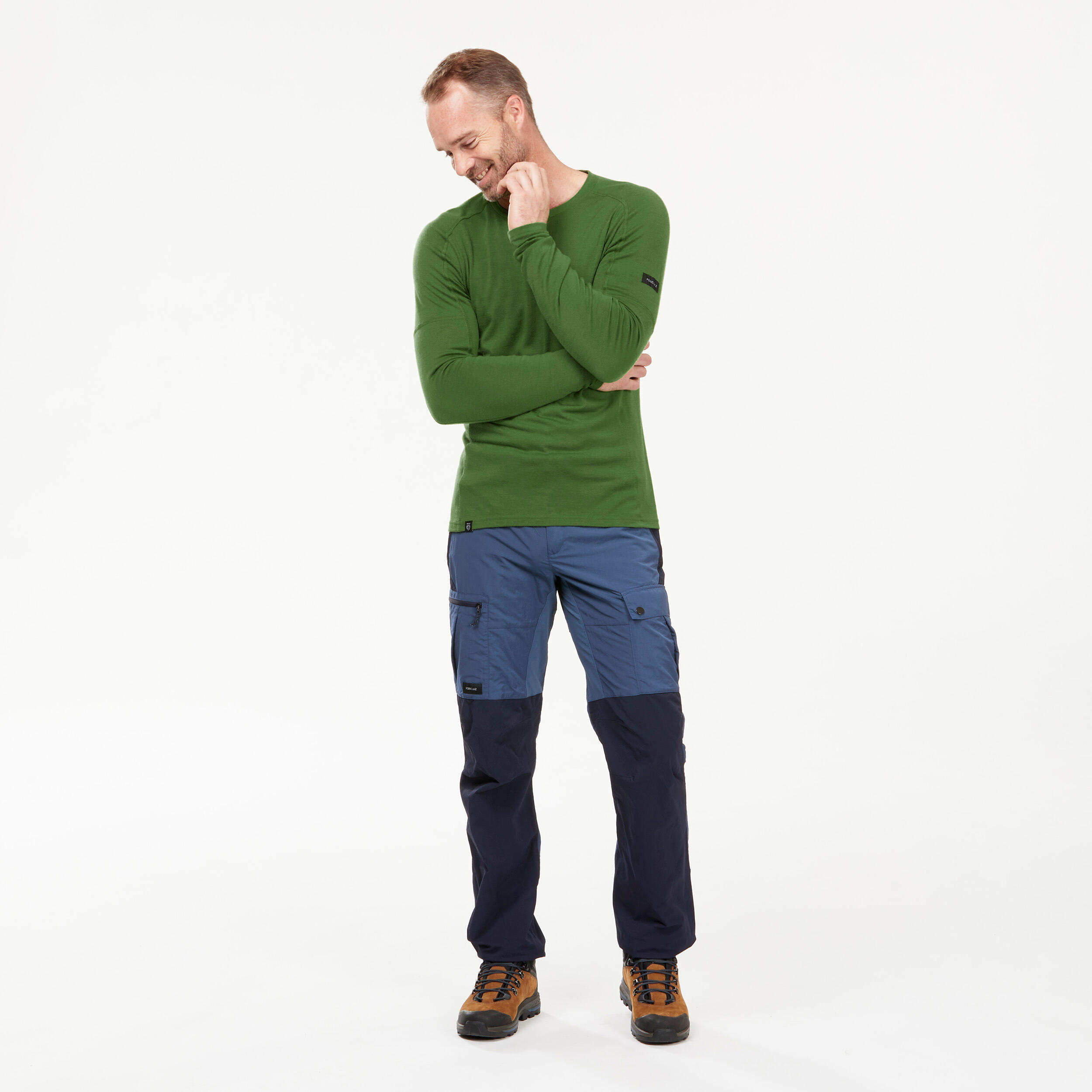 Men's Long-sleeve T-shirt Merino Wool  MT500 3/5