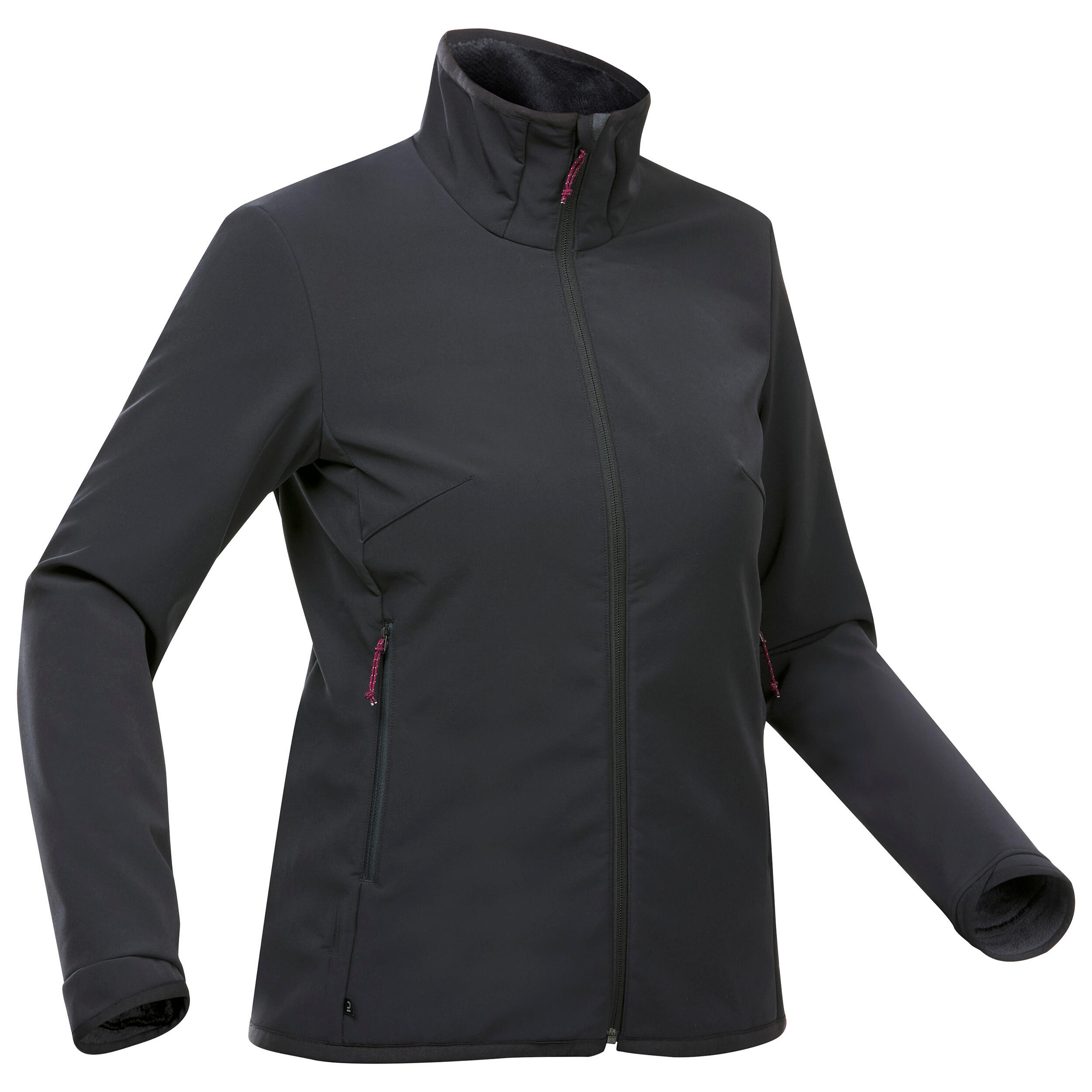 Women Sports Jacket Full Zip - Black