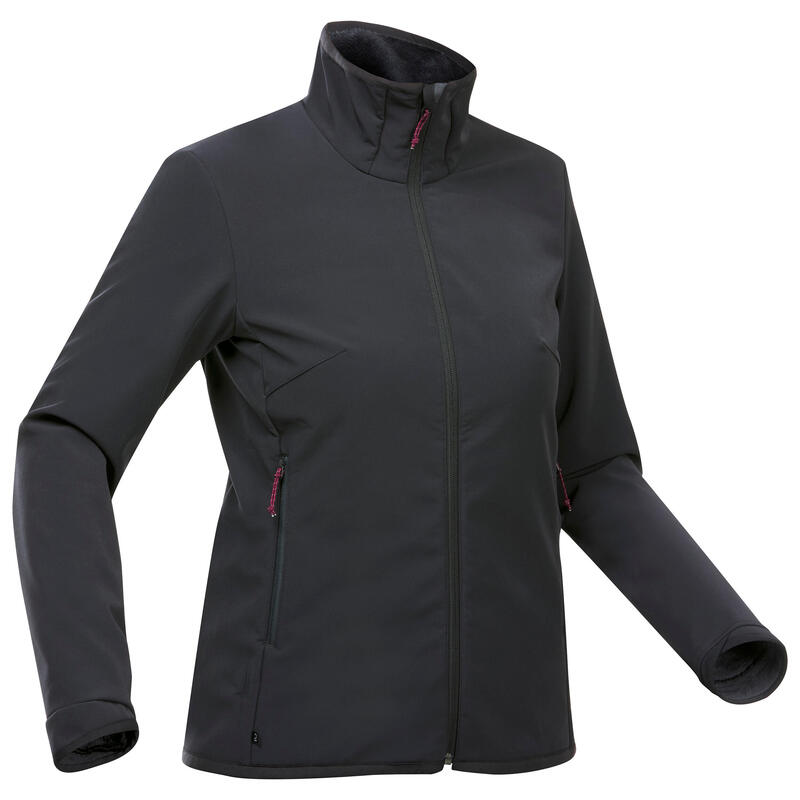 Softshell montaña y trekking Mujer Forclaz MT100 Windwarm