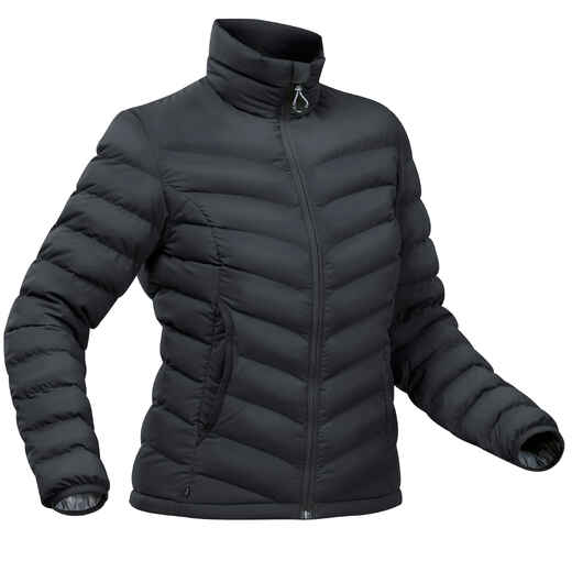 
      Daunenjacke Damen Komfort bis -10 °C Bergtrekking - MT500 schwarz 
  