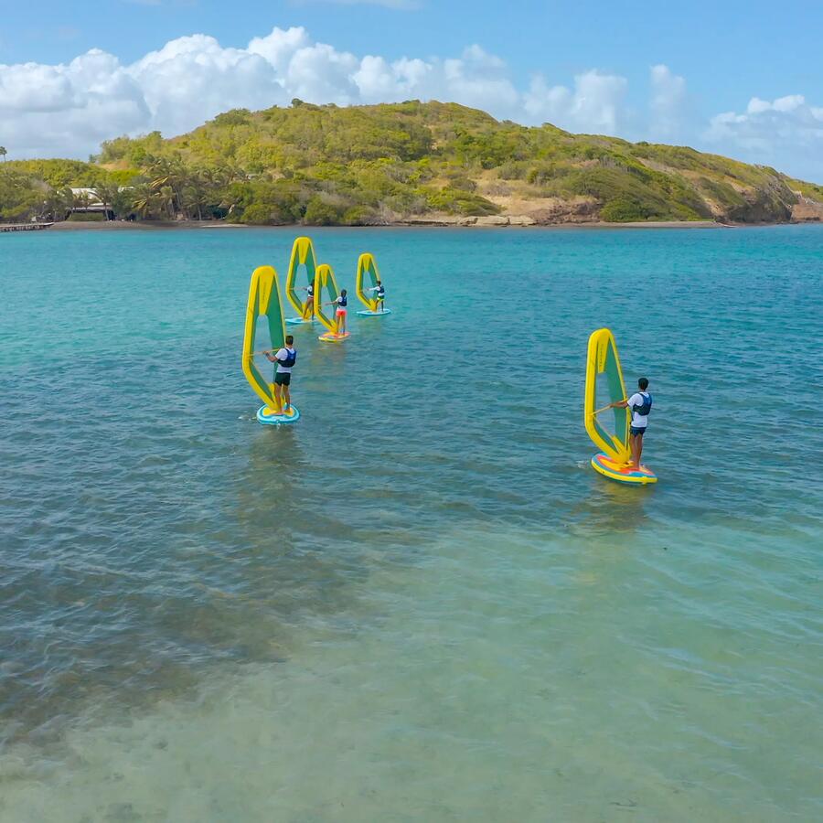 vue drone windsurf gonflable 100 tamahoo