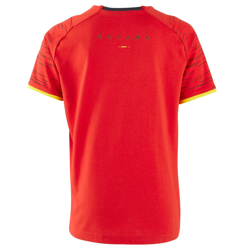 Fussballtrikot FF100 Spanien Heim Kinder