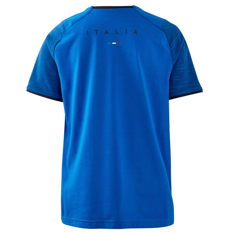 Camiseta Italia niños Kipsta FF100 azul