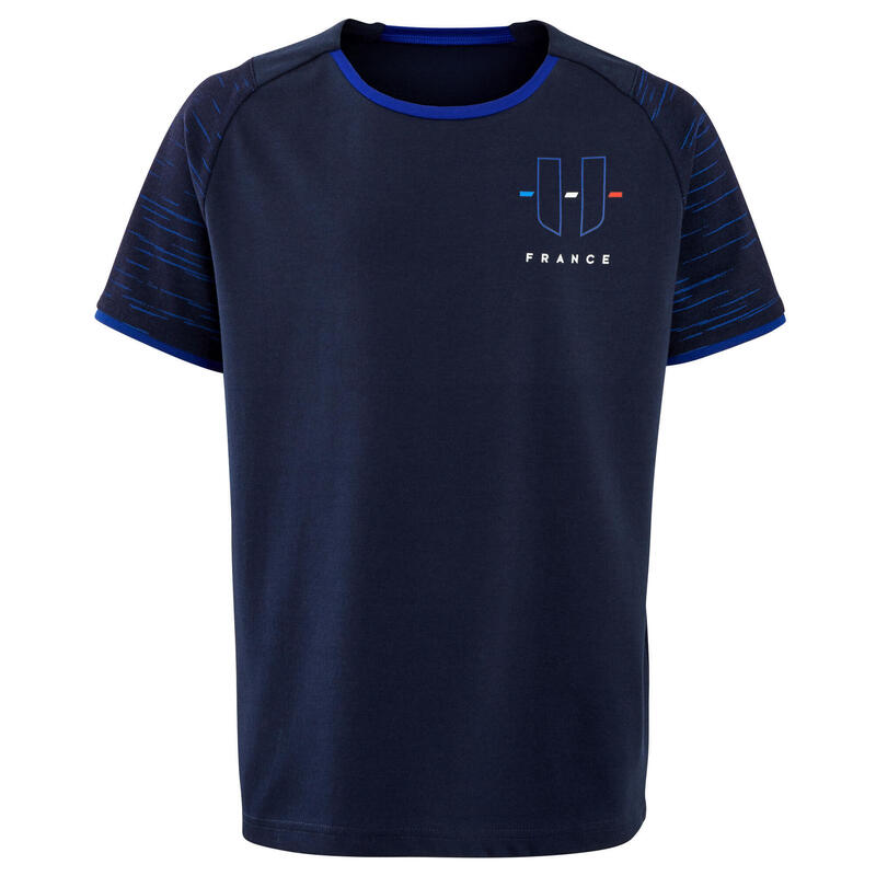 Tricou Fotbal FF100 Franța Domiciliu 2024 Copii 