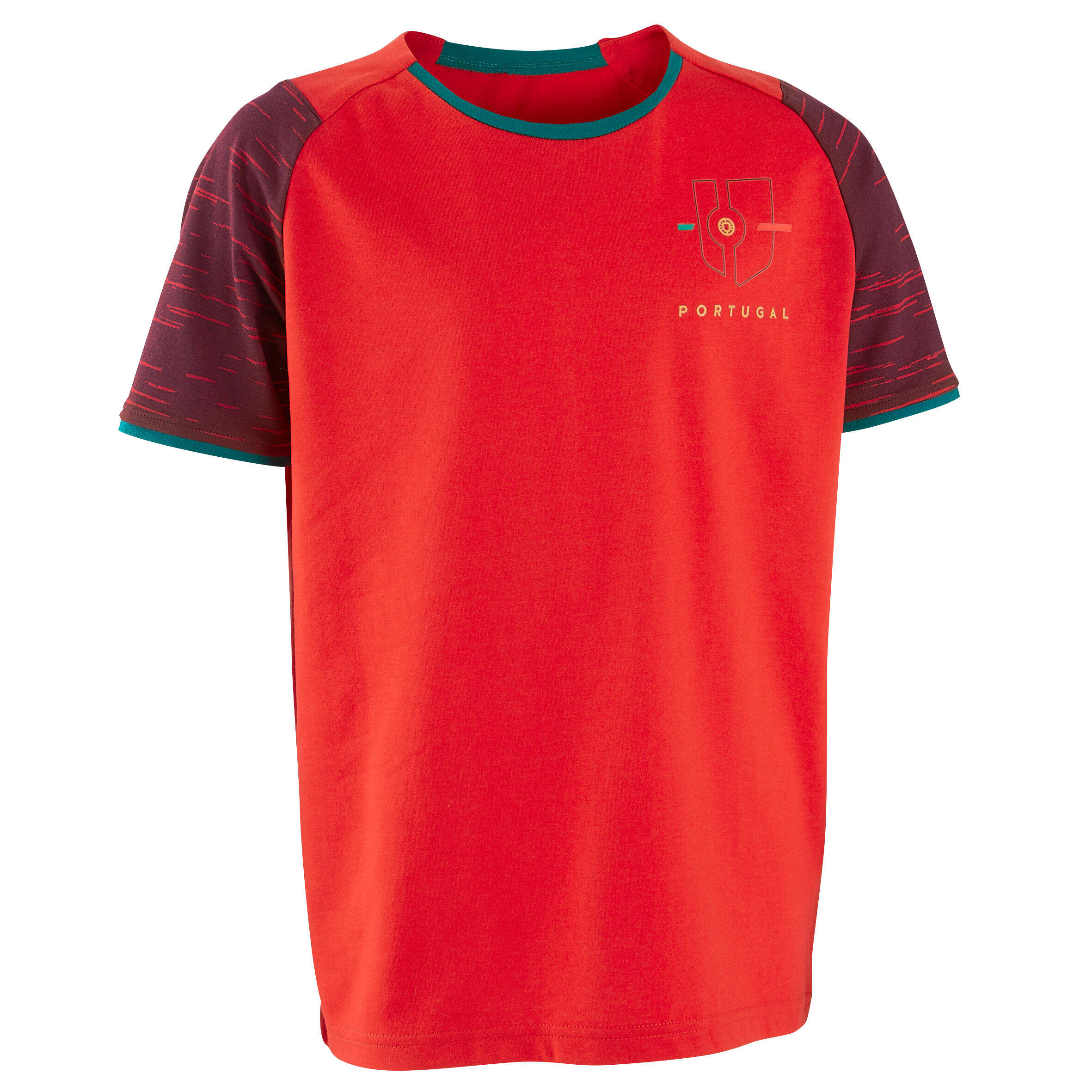 Kids' Portugal Football Jersey - Red -  1