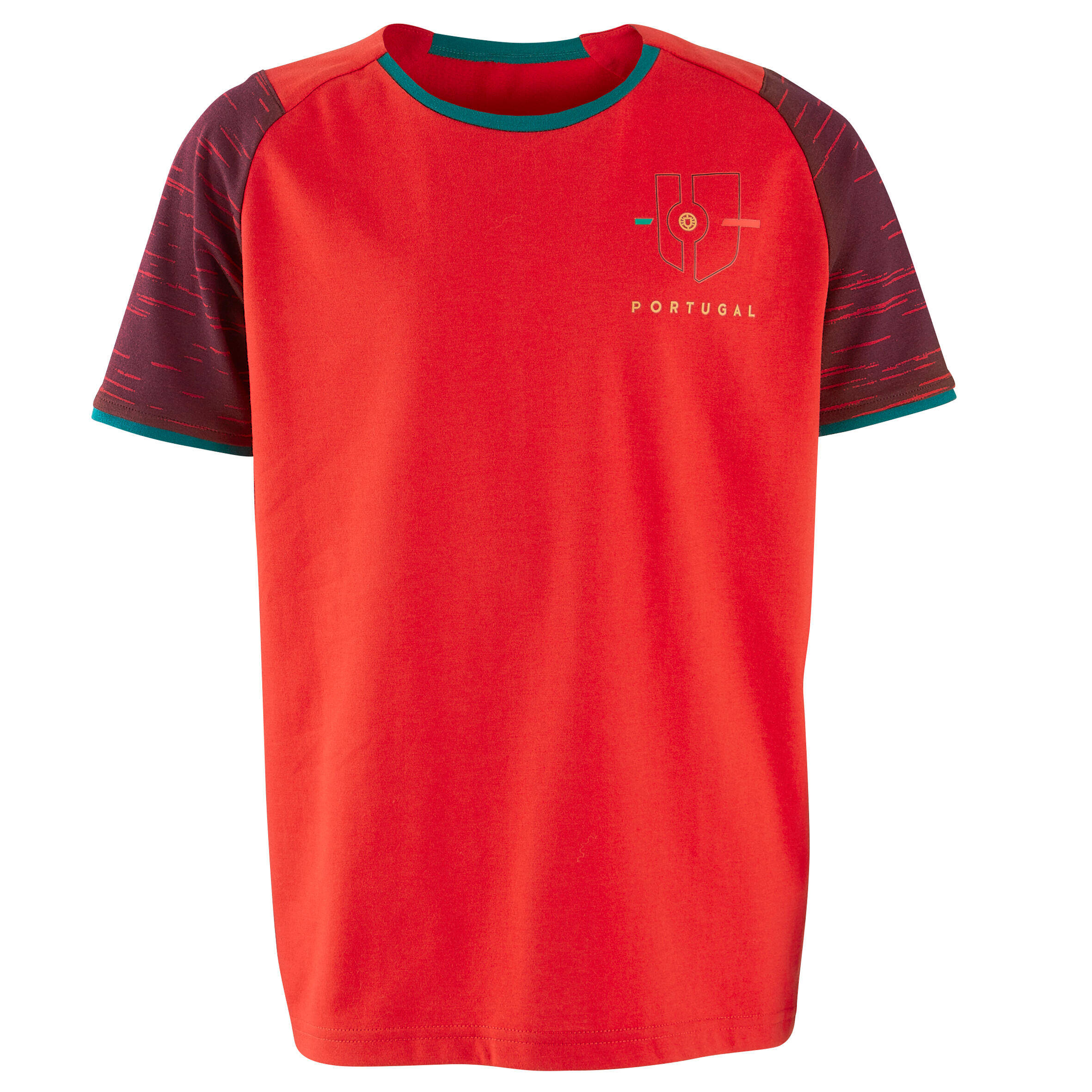 Kids' Portugal Football Jersey - Red -  2