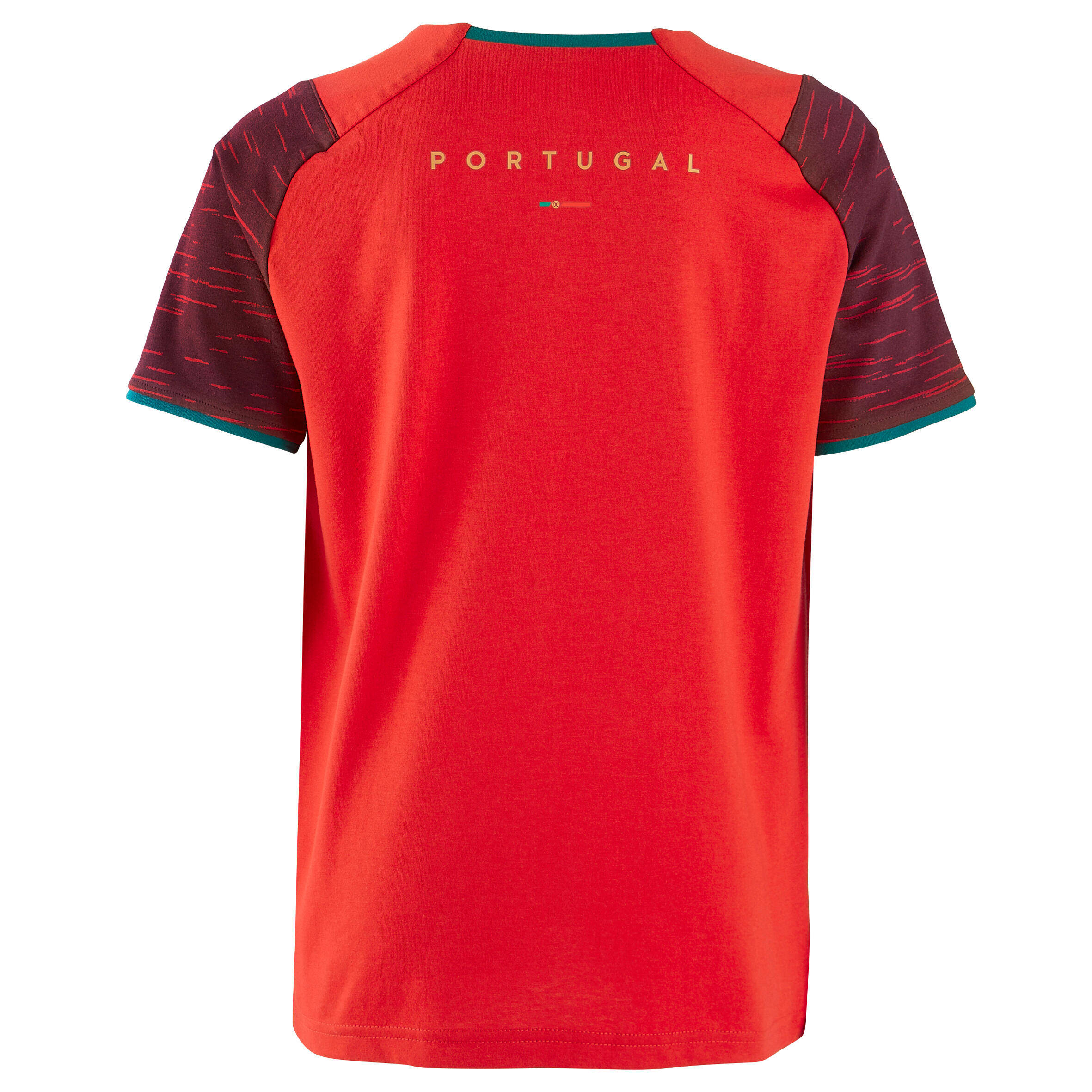 Kids' Portugal Football Jersey - Red -  3