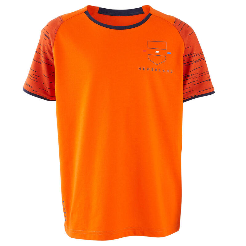 T-shirt Futebol FF100 Criança Holanda