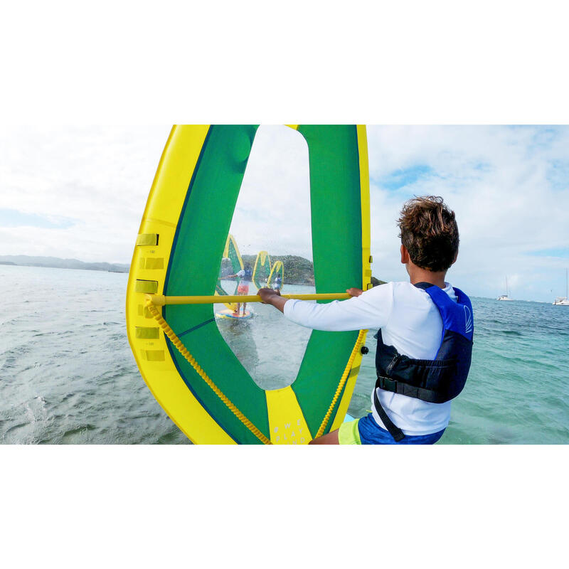 Windsurf-Board 100 aufblasbar blau