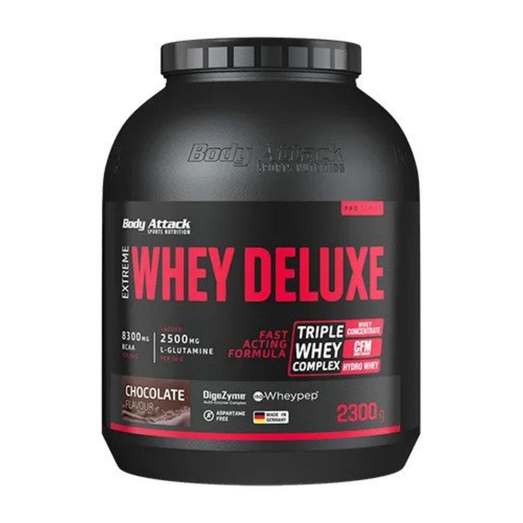 Proteine in polvere Body Attack Extreme Whey Deluxe (dose da 2300 g) Vaniglia