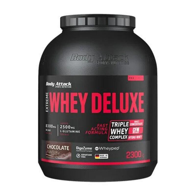 Proteinpulver Body Attack Extreme Whey Deluxe 2,3 kg Schokolade
